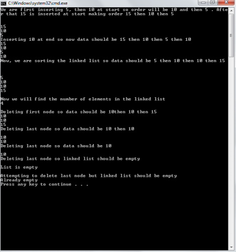 Linked List Using C++ Part4 