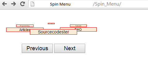 result 16 - How To Make Simple Spin Menu Using HTML JavaScript - Free Source Code