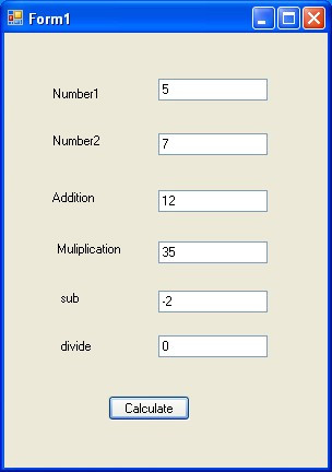 Basic Calculator in C#  Free source code, tutorials and 