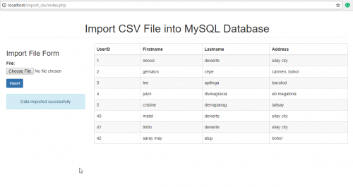 sqlite import csv file into table