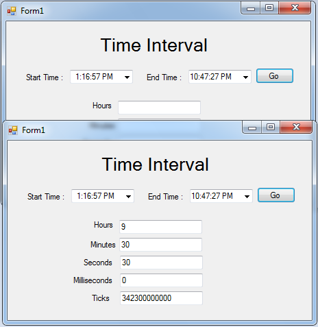 Java date interval