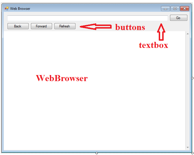 How To Create Your Own Web Browser Using C# | SourceCodester